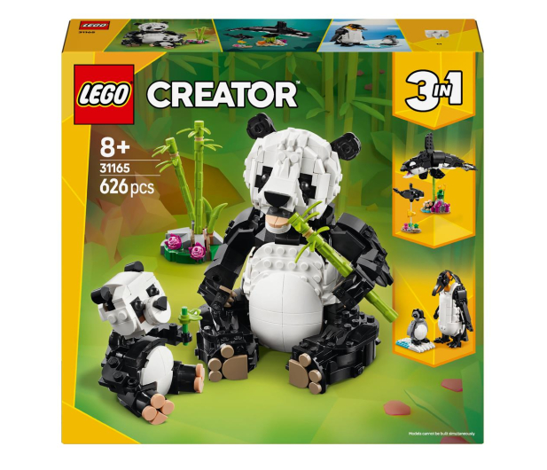 LEGO Creator 3 w 1 31165 Dzikie zwierzęta: rodzina pand - 1283668 - zdjęcie